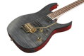 Ibanez RGR420FMSPTGF Transparent Gray Flat