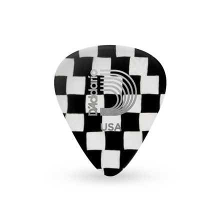 D'Addario Checkerboard Celluloid Light