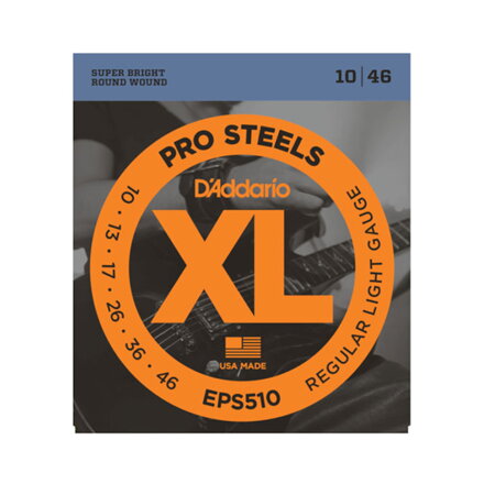 D'Addario EPS510 ProSteels Regular Light 10-46