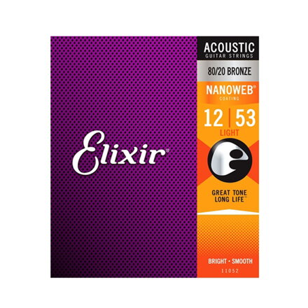 Elixir 11052 Nanoweb Light 12/53