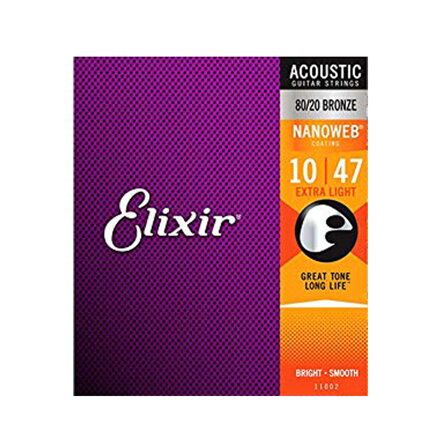 Elixir 11002 Nanoweb Extra Light 10/47