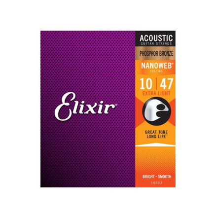 Elixir 16002 Nanoweb Extra Light 10/47