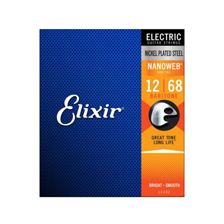 Elixir 12302 Nanoweb Baritone 12/68