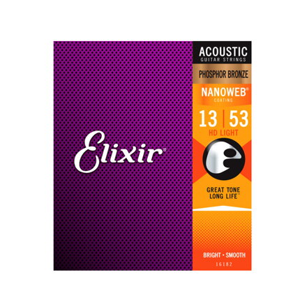 Elixir 16182 Nanoweb HD Light 13/53