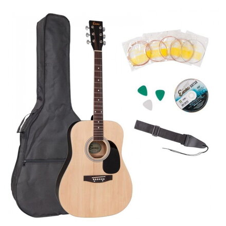 Encore EWP-100N Acoustic Guitar Outfit Natural