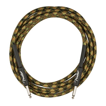 Fender Professional Series Instrument Cable 3m Woodland Camo