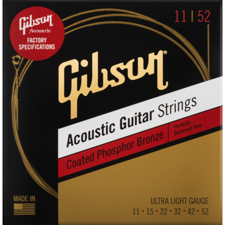 Gibson SAG-PB11 Coated Phosphor Bronze 11-52