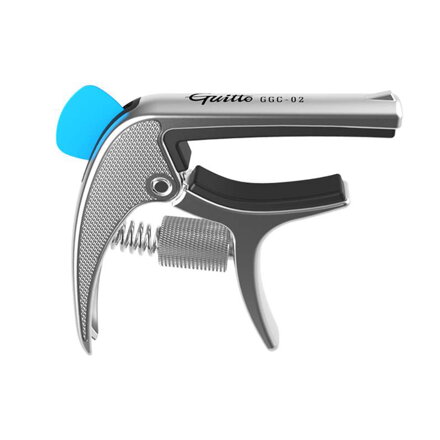 Guitto GGC-02 Revolver Capo Silver