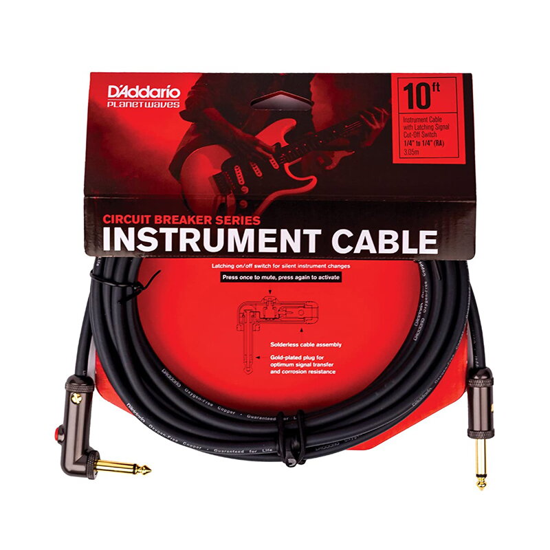 D'Addario Planet Waves PW-AGLRA-10 Instrument Cable
