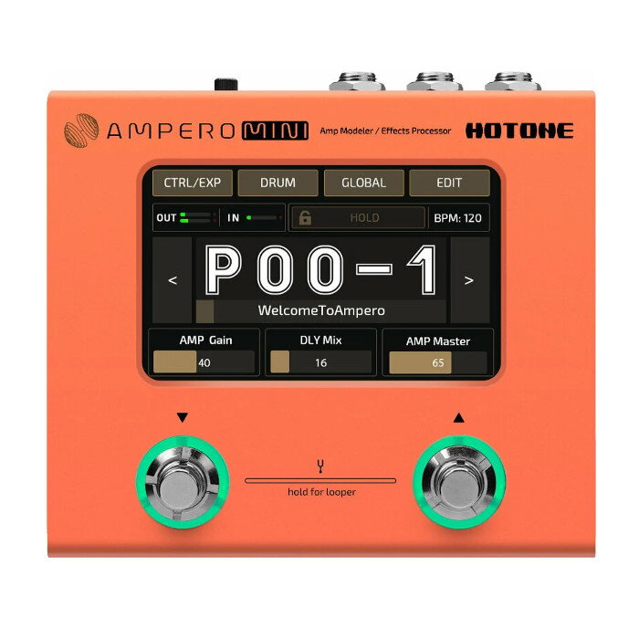 Hotone Ampero Mini MP-50 Orange