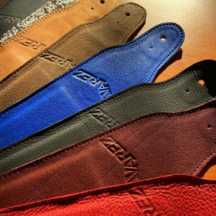 Savarez Leather Guitar Strap BK