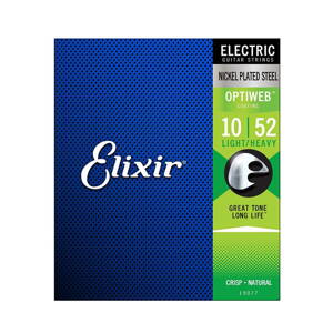 Elixir 19077 Optiweb Light-Heavy Strings 10/52