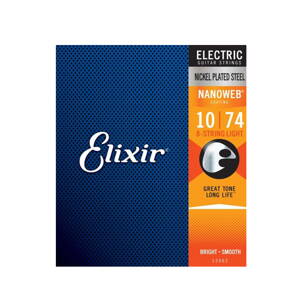 Elixir 12062 Nanoweb Light 10/74 8-string