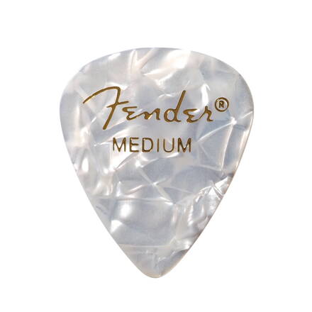 Fender 351 Shape Premium Picks White Moto Medium