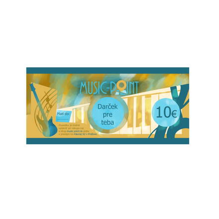 Darčekový poukaz v hodnote 10€