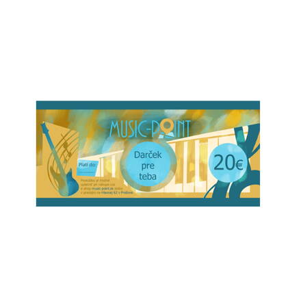 Darčekový poukaz v hodnote 20€